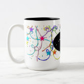 Personalisierter Confetti und Zweifarbige Tasse (Links)