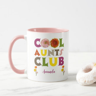 Personalisierter Cool Aunts Club Kaffee Tasse