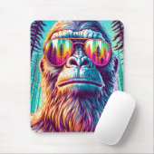 Personalisierter Cooler Bigfoot in Angesagter Sonn Mousepad (Mit Mouse)
