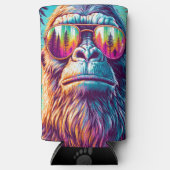 Personalisierter Cooler Bigfoot in Angesagter Sonn Selters Dosenkühler (Vorderseite)