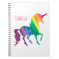 Personalisierter Cooler Regenbogen Einhorn Wasserf