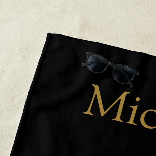 Personalisierter Cooler Vater je Geschenk für Vate Strandtuch (Beispiel)