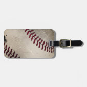 Personalisierter cooler Vintager Grunge-Baseball Gepäckanhänger (Vorderseite horizontal)