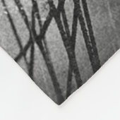 Personalisierter cooler Vintager Grunge-Fußball im Fleecedecke (Ecke)