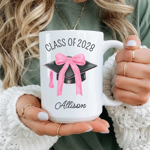 Personalisierter Coquette-Abschluss-Mug-Geschenk f Kaffeetasse