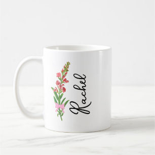 Personalisierter Coquette-Geburtsblumenbecher, Ben Kaffeetasse
