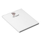 Personalisierter Coquette Wasserfarbstift mit Bugg Notizblock (angewinkelt)