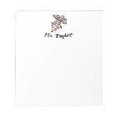 Personalisierter Coquette Wasserfarbstift mit Bugg Notizblock (Vorderseite)