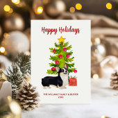 Personalisierter Corgi Dog Weihnachten