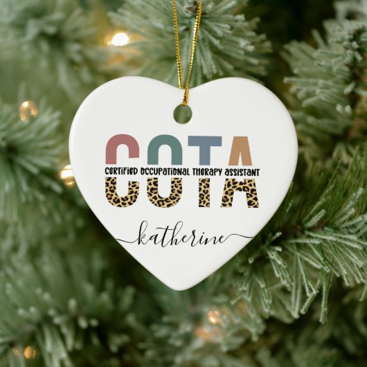 Personalisierter COTA-Assistent Keramik Ornament (Baum)