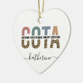 Personalisierter COTA-Assistent Keramik Ornament (Links)
