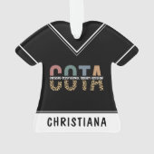 Personalisierter COTA-Assistent Ornament (Rückseite)