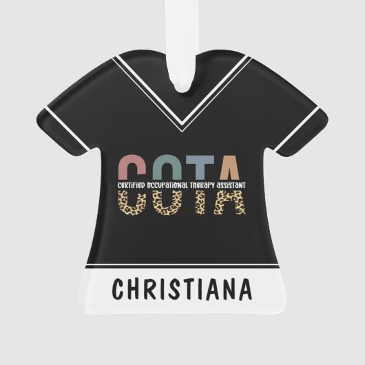 Personalisierter COTA-Assistent Ornament (Rückseite)
