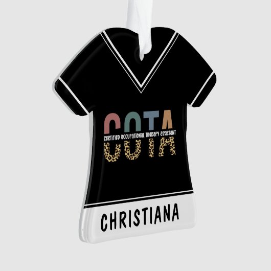 Personalisierter COTA-Assistent Ornament (Vorderseite)