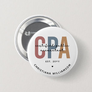 Personalisierter CPA-zertifizierter öffentlicher W Button