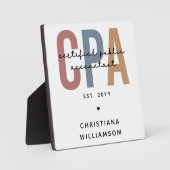 Personalisierter CPA-zertifizierter öffentlicher W Fotoplatte (Vorderseite)