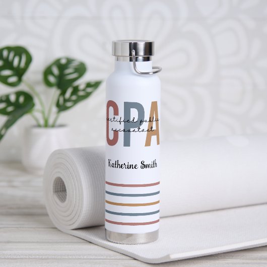Personalisierter CPA-zertifizierter öffentlicher W Trinkflasche (Yoga)