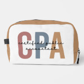 Personalisierter CPA-zertifizierter öffentlicher W Waschbeutel (Vorderseite)