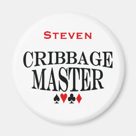 Personalisierter Cribbage-Meister Magnet