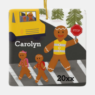 Personalisierter Crosswalk Wachmann Attendant Keramikornament