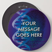 Personalisierter CSI DNA Fingerprint Button (Vorne & Hinten)