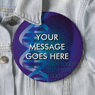 Personalisierter CSI DNA Fingerprint Button