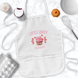 Personalisierter Cupcake Backbäcker Kinderschürze<br><div class="desc">Inspirier jungen Koch mit dieser bezaubernden personalisierten Kinder-Schürze, die perfekt für kleine Bäcker, die Liebe Kuchen! Diese Schürze ist mit einem lustigen Kuchendesign und dem Namen Ihres Kindes anpassbar und eignet sich hervorragend zum Backen, Kochen und Küchen. Es ist ein großartiges Geschenk für Geburtstage oder Feiertage, kombiniert Praktikabilität mit einer...</div>
