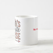 Personalisierter Cupid-Lieblings-Krankenschwester- Kaffeetasse (Mittel)