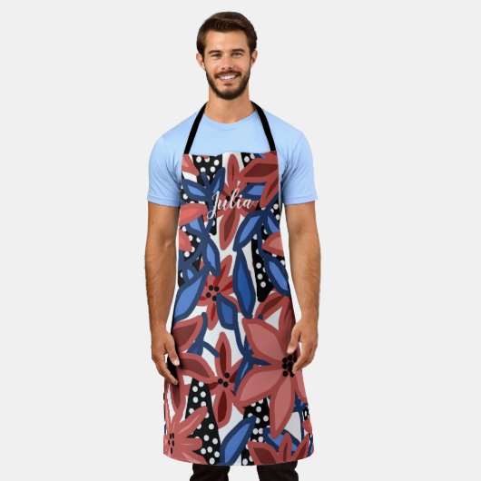 Personalisierter Custom Garden Tropische Schürze (Getragen)