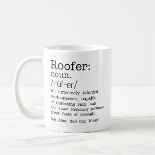 Personalisierter Dachdecker Kaffeetasse