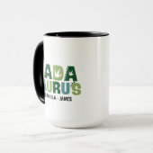 Personalisierter Dadasaurus-Becher, individueller Tasse (Vorderseite Links)