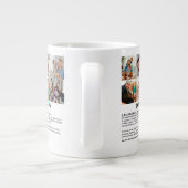 Personalisierter Daddy Definition 6 FotoCollage Jumbo-Tasse (Rückseite)