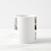 Personalisierter Daddy Definition 6 FotoCollage Kaffeetasse (Mittel)