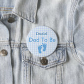 Personalisierter Daddy to Be Button (Beispiel)