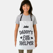 Personalisierter Daddys kleiner Helfer Schürze (Insitu)