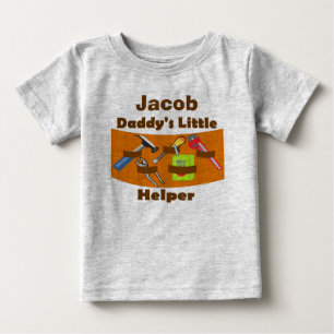 Personalisierter "Daddy's Little Helper" Baby-T - Baby T-shirt