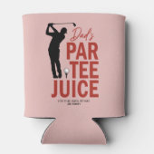 Personalisierter Dad's Par-Tee Saft Dosenkühler (Rückseite)