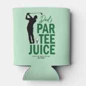 Personalisierter Dad's Par-Tee-Saft Dosenkühler (Rückseite)