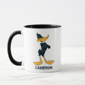 Personalisierter DAFFY DUCK™ mit überquerter Tasse (Links)