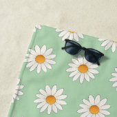 Personalisierter Daisy Floral Beach Handtuch Indiv (Beispiel)