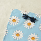 Personalisierter Daisy Floral Beach Handtuch Indiv (Beispiel)