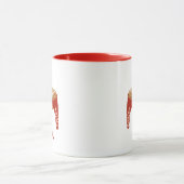 Personalisierter Dala-Pferdename Tasse (Zentrum)