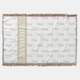 Personalisierter Dalmatiner Decke