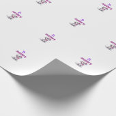 Personalisierter Dalmatiner Welpenmonogramm - Geschenkpapier (Ecke)