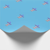 Personalisierter Dalmatiner Welpenmonogramm - Geschenkpapier (Ecke)