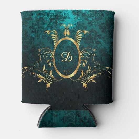 Personalisierter Damaskus Dosenkühler (Vorderseite)