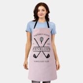 Personalisierter Damen-Golfschlägername Schürze (Getragen)
