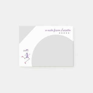 Personalisierter Damenlauf Post-it Klebezettel