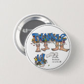 Personalisierter Dank Button (Vorne & Hinten)