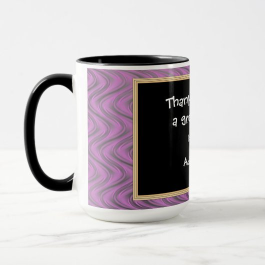 Personalisierter Dank des Lehrers Tasse (Links)